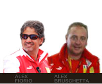 alex fiorio e alex bruschetta - istruttori corsi di rally - rally driving school