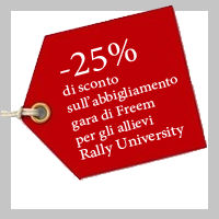sconti sull'abbigliamento gara per gli allievi rally university
